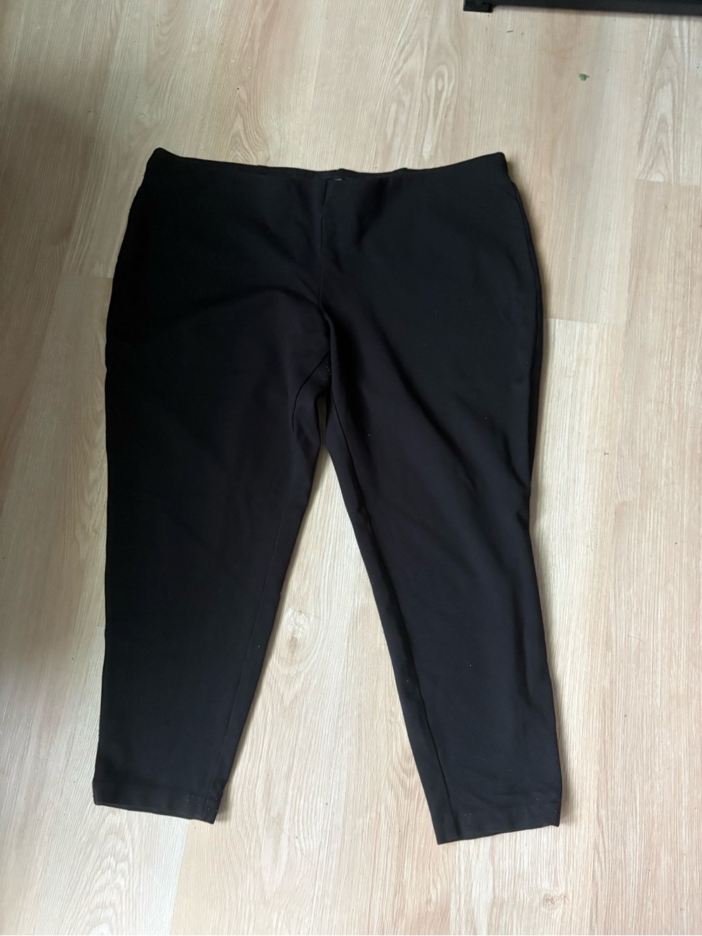Zac & Rachel Black Pull-On Stretch Trousers